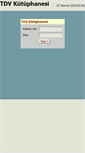 Mobile Screenshot of kutuphane.tdv.org.tr